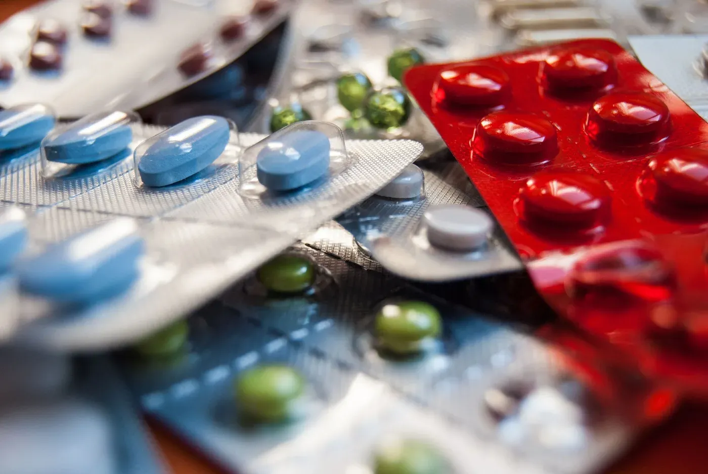 Blister packs of tablets