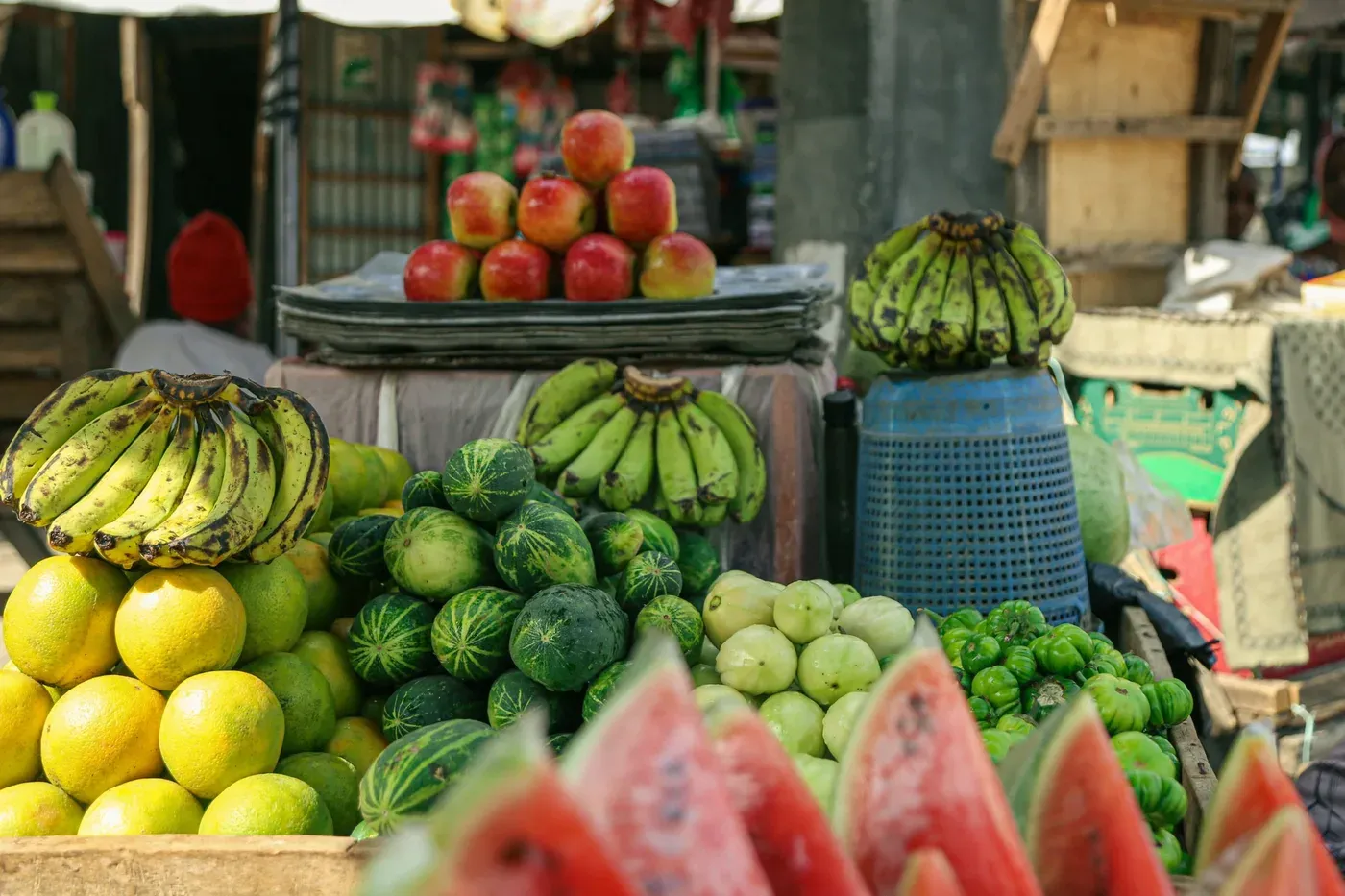 Fruit on a duka stall